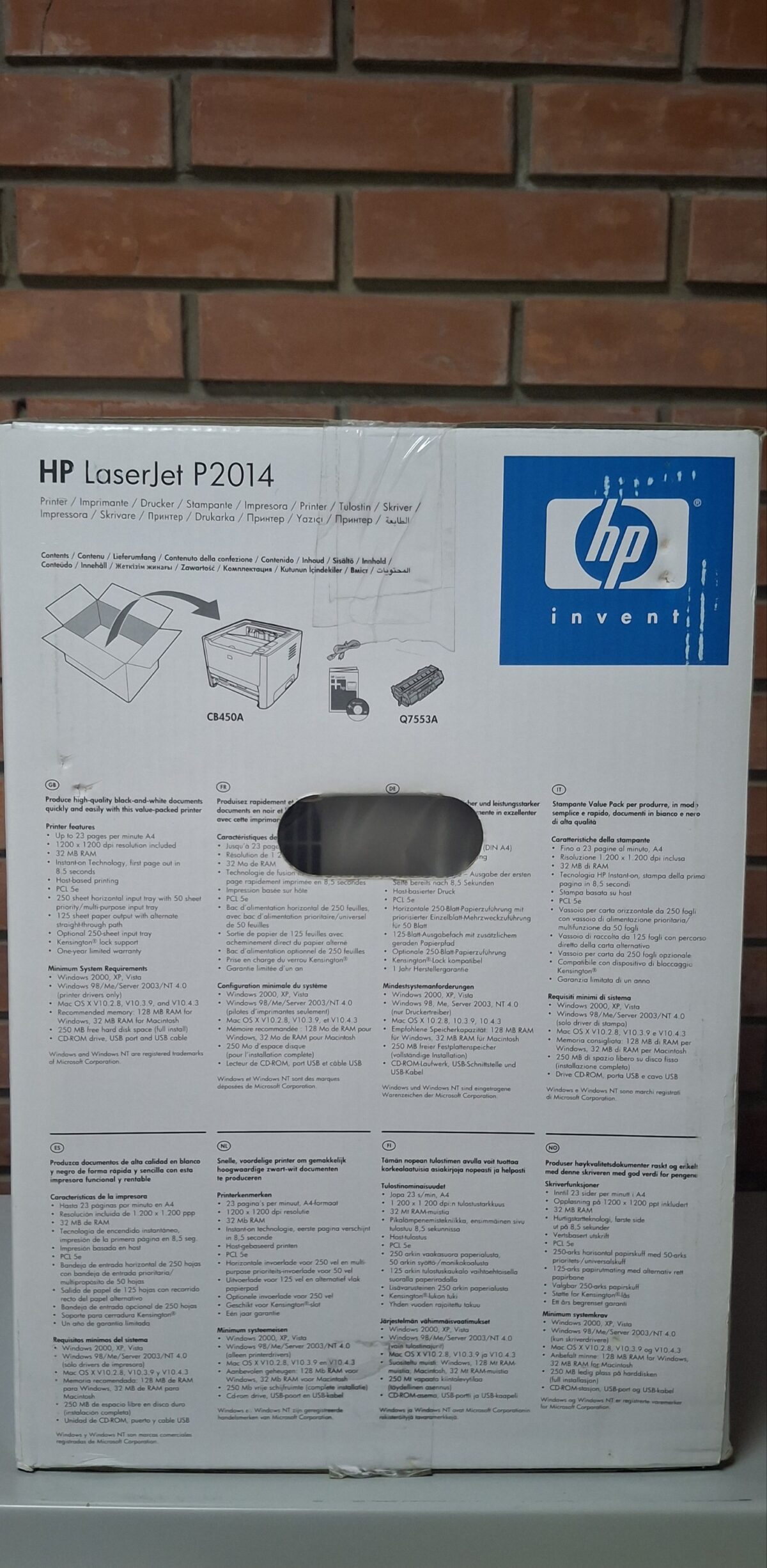 Принтер HP P2014 — изображение 2