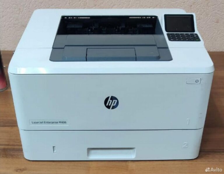Принтер HP M406 лазерный (чёрно-белый А4)